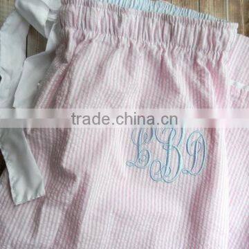 Monogram Seersucker Pajama Pants photo-4