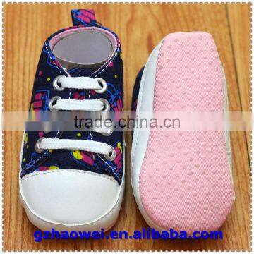 Printed Shoestring Sport Denim Baby Footwear photo-5