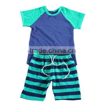 Hot Sale Children High Quality Wholesale Baby Girls Baby Boy Clothing Sets Summer Fall Clothes Kids Clothing Striped Outfits photo-2