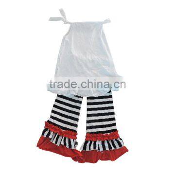 Boutique Cheap Baby Girl Clothes Cotton Knit Sleeveless Tops Cute Zebra Printed Pants Leggings Toddler Girl Clothes photo-2