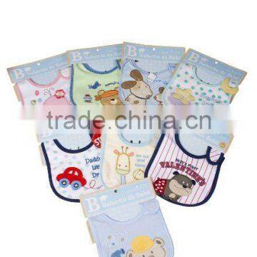 infant bibs/baby bibs/cheap bibs for children/100% cotton interlock fabric