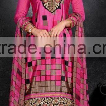 Glamour Beauty Designer Semi Stitch Salwar Kameez Collections photo-2