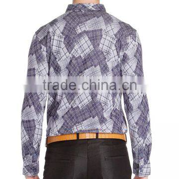 Custom Design Pattern Men Shirt Popular Garment Factories in China photo-2