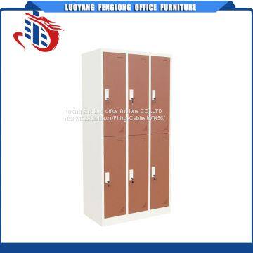 Changing Room 6 Door Metal Storage Lockers Luggage Student Locker Metal School Locker for Student photo-3