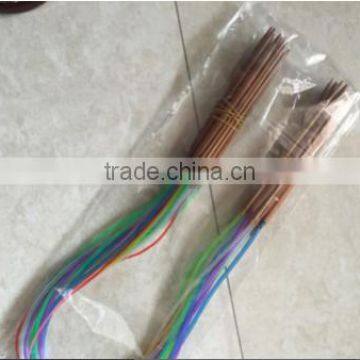 Top Quality Multi-color Plastic Tube Smooth Nature Circular Bamboo Knitting Needles photo-2