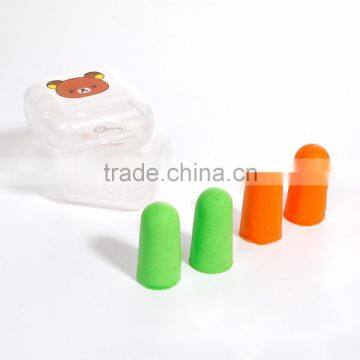 Bulk Sale Travel Sleep Noise Hearing Protection Sponge Soft Foam Earplugs