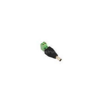 Screw Terminal 2.1mm CCTV Power Connector , DC Jack Male Power Connector