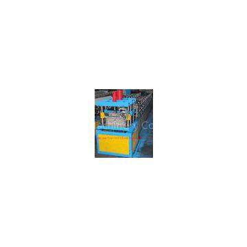 Corrugated Color Steel Roof Ridge Cap Roll Forming Machine , Trapezoidal Profile Roll Former