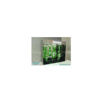 Trade Show UV Printed Magnetic Floating Bottle Display In Display Shop