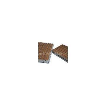 Sound Wall Wooden Grooved Acoustic Panel For Sports Centers