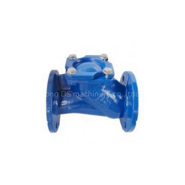 DN50-DN400 cast iron GG25 flange ball check valve for sewage water treatment