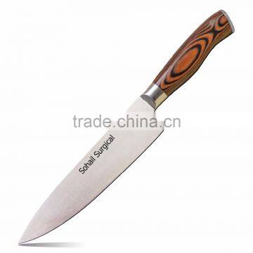 kitchen knife wooden handle