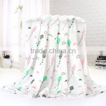 Hot Selling 100% Bamboo Fiber Baby Muslin Swaddle Blanket photo-4