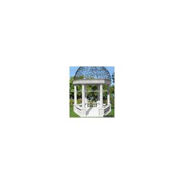 outdoor garden stone marble pavilion and gazebo carved WL-G021