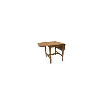 solid wood folding table