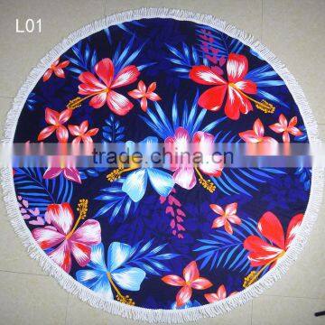 Blue Pineapple l Beach Towel Muti Design Round Table Towel Shawl Yoga Mat Bath Towel Beach Towels/ Beach Towels photo-6