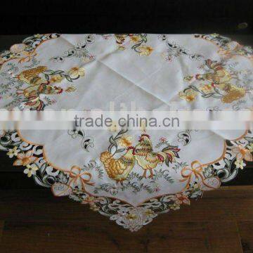 easter embroidered tablecloth