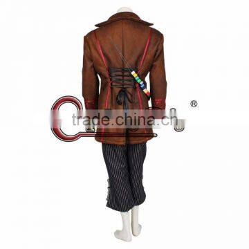 Alice in Wonderland Johnny Depp Mad Hatter Cosplay Costume Whole Set photo-3
