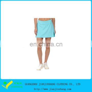 Sky Blue Pretty Design 100% Polyester Tennis Skirt Pants For Women