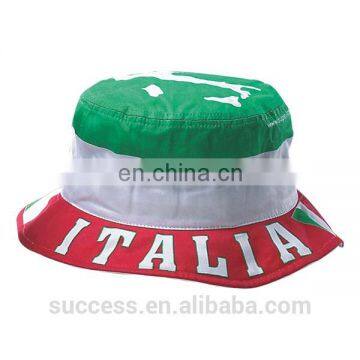 Italy printing bucket hat