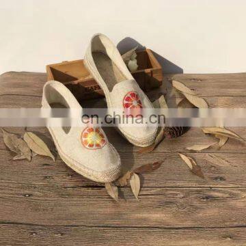 Wholesale New Arrival Women Embroidery Design Flat Shoes Espadrilles photo-5
