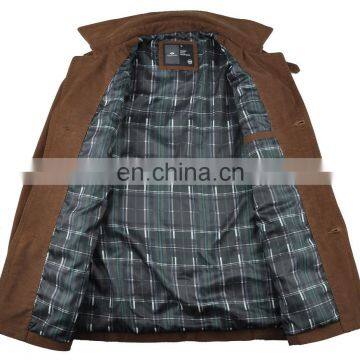 2015 Fashion Spring Cotton Classic Style Man Business Suit Coat Long photo-2