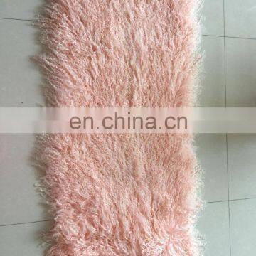 Wholesale Long Hairs Mongolian Lamb Fur Plate Real Tibetan Lamb Fur Plate photo-6