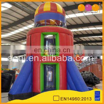 AOQI rocket inflatable Parachute game inflatable sport game for sale