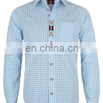 Trachten Shirt light blue