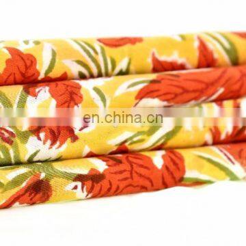 Dressmaking Sewing Fabric By Meter Indian Latest Hand Block Cotton Fabric Crafting