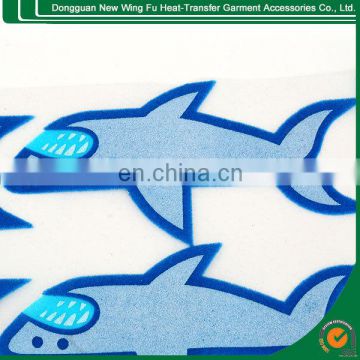 Dongguan flocking heat transfer label for garment