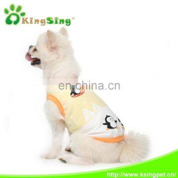 2015 new style Happy penguin T-shirt pet clothes pet shirt dog dog dog clothes