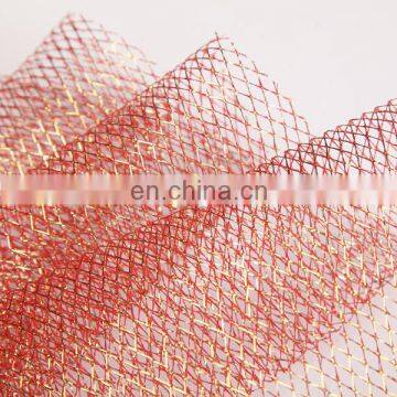 2015 Latest Party Wear Dresses Material Polyester Screen Printing Mesh Fabric