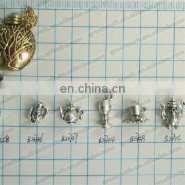 Silver European Ancient Hip Flask Bead European Beads Fits Silver Charm Bracelets Necklaces Pendants