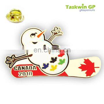 hot design high quality lapel pins china /China manufacture canada badge for 2010