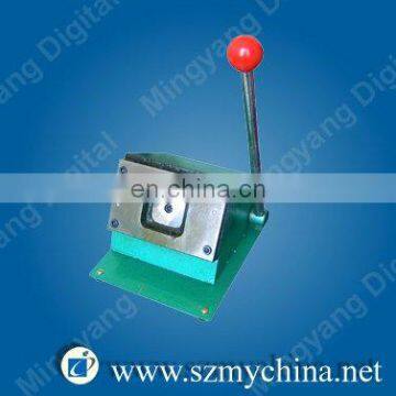 hot sale mini metal paper cutter for badge