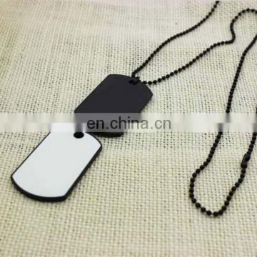 custom etching logo aluminum dog tag anodized aluminum dog pet tag chain