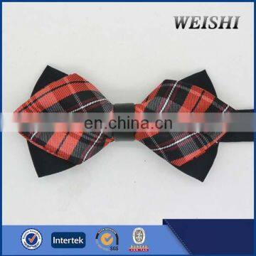 2015 Latest Plaid Design Mini Bowties