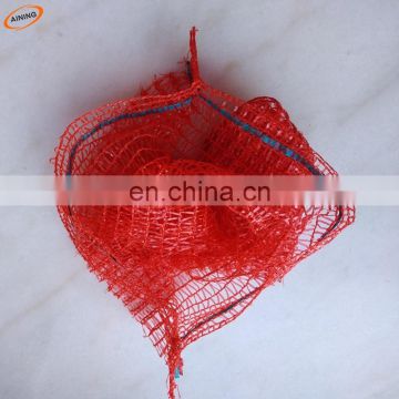 Raschel mesh bags on roll for vegetable mesh bag roll