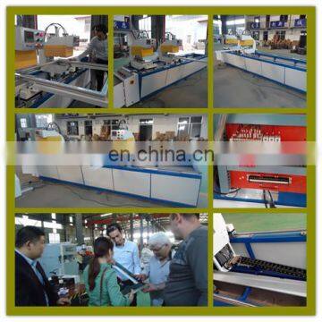 Automatic doors and windows making PVC profile window welding machine / UPVC win-door machine