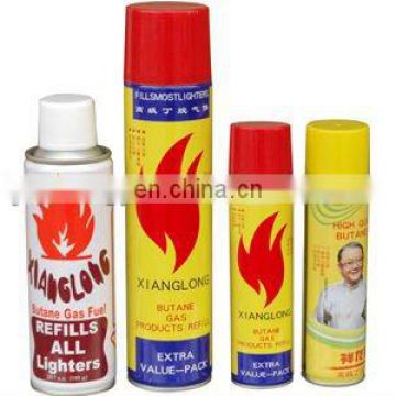 urified butane gas for lighter / butane refill fuel / butane refill can