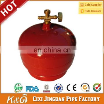 Factory Supply African Market 2kg Home Cooking LPG Gas Cylinder for Portable Gas Stove