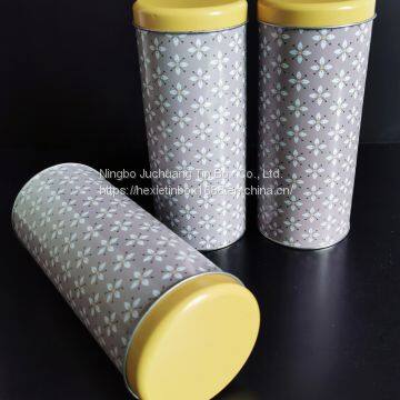 Tall Spaghetti Tin Can For Biscuit Cookie Large Round Tin