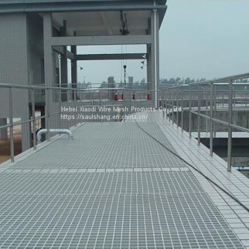 Factory Hot dip galvanized steel grating prices/steel grating tramex