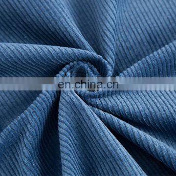 Good Drapery Solid Dyed Polyester Polyamide 8 Wale Corduroy Fabric for Jacket/pillow/trousers photo-2