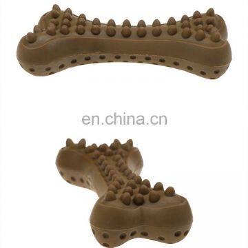 Easy to Clean Non-toxic Pet Chew Toy Molar Tooth Rubber Dog Toy Bone photo-3