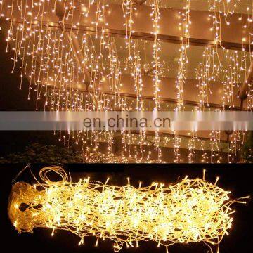 LED Curtain Icicle String Light 4m 96Leds Christmas Garland 110V 220V photo-6