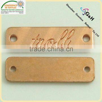 Tag Type and Metal Material alloy label