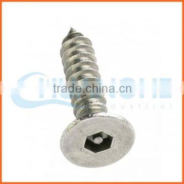 China supplier carbon steel six lobe tamper anti-theft screws