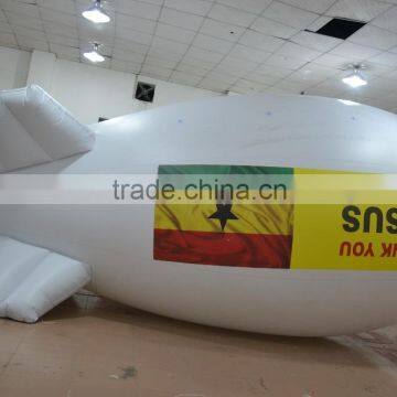 Commercial printing trademark inflatable helium airship